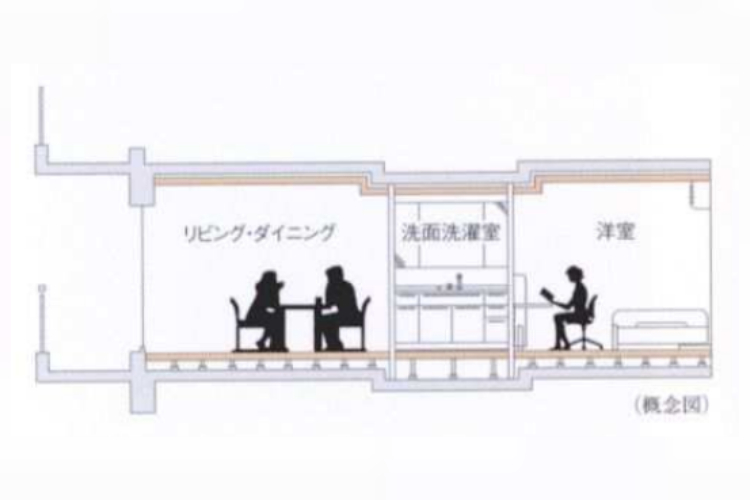ジオ南砂町のフラット設計